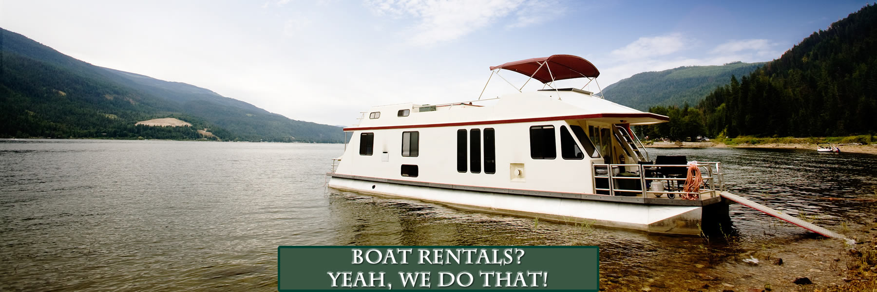Houseboat and powerboat web-based and affordable reservation system